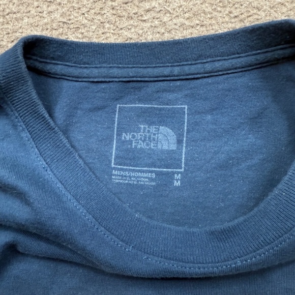 The North Face Graphic T Shirt Men's Size M Blue Short Sleeve - Picture 2 of 7